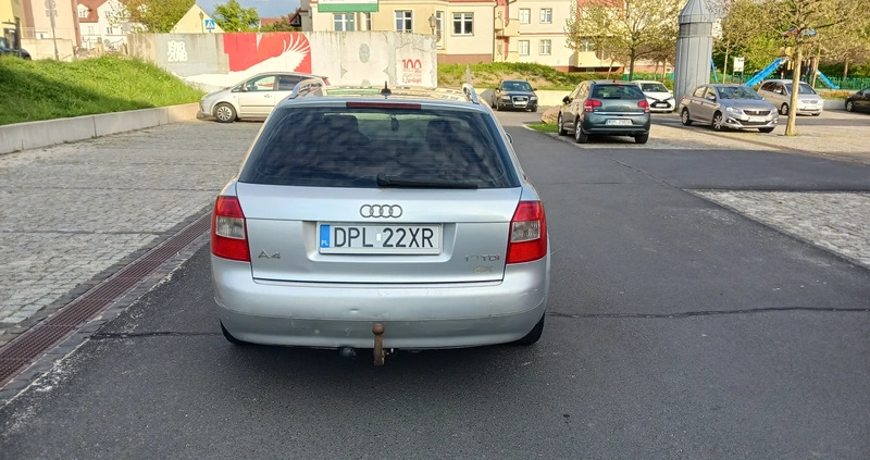 Audi A4 cena 7800 przebieg: 529892, rok produkcji 2004 z Polkowice małe 79